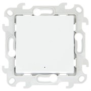 Simon 24 Белый Одноклавишный переключатель с подсветкой 2450204-030