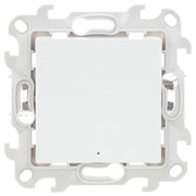 Simon 24 Белый Одноклавишный переключатель с подсветкой Push&Go 2420204-030