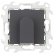 Simon 24 Графит Вывод кабеля 2410801-038