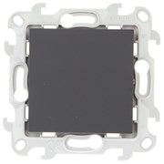 Simon 24 Графит Одноклавишный кнопочный выключатель 2450150-038