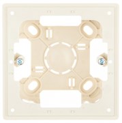 Simon 24 Слоновая кость Коробка монтажная для накладного монтажа на 1 модуль 2400751-031