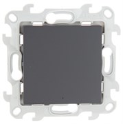 Simon 24 Графит Одноклавишный переключатель с подсветкой 2450204-038