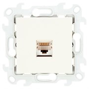 Simon 24 Слоновая кость Розетка RJ45 кат. 5е UTP 2410598-031