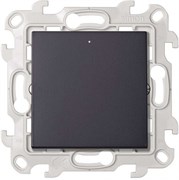 Simon 24 Графит Однополюсный выключатель с подсветкой 10AX 250В~ 2420104-038