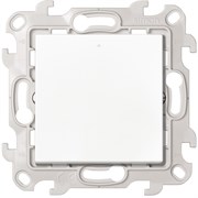 Simon 24 Белый Кнопочный выключатель с подсветкой 10A 250В~ 2420160-030