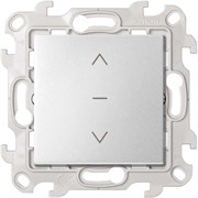 Simon 24 Алюминий Выключатель жалюзи 3-позиционный 10A 250В~ 2420333-033