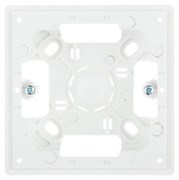 Simon 24 Белая Коробка монтажная для накладного монтажа на 1 модуль 2400751-030