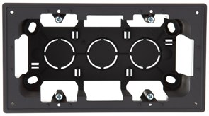 Simon 24 Графит Коробка монтажная для накладного монтажа на 2 модуля 2400752-038