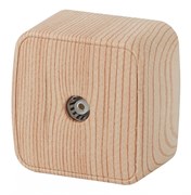 Intro 3-301-11 Розетка TV одиночная, IP20, ОУ, Polo, сосна (20/400/3200) Б0036111