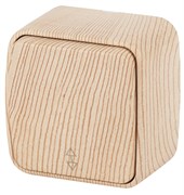 Intro 3-103-11 Переключатель, 10А-250В, IP20, ОУ, Polo, сосна (18/360/4320) 1741926903