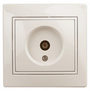 ЭРА 1-301-02 Intro Розетка TV одиночная, IP20, СУ, Plano, сл.кость (10/200/2400) Б0027618