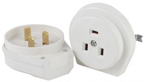 Intro 9-801-01 Соединитель электрический 2P+E (СЭ.РВШ32-003), 32А-250В, СУ, ПЭТФ (6/36/1080) Б0050371