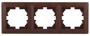 Intro 4-503-10 Рамка на 3 поста, СУ, Solo, венге (14/280/3360) Б0043422