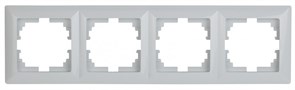 Intro 4-504-01 Рамка на 4 поста, СУ, Solo, белый (14/140/2520) Б0043424