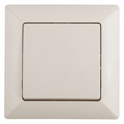 Intro Выключатель Solo 4-101-02 одноклавишный 10А-250В, IP20, СУ, слоновая кость Б0053542