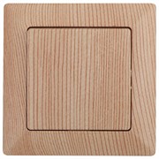 Intro 4-101-11 Выключатель, 10А-250В, СУ, Solo, сосна (10/200/2000) Б0043269