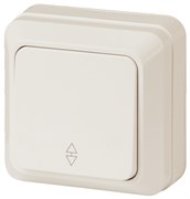 Intro 2-103-02 Переключатель, 10А-250В, IP20, ОУ, Quadro, сл.кость (10/200/3600) Б0053751