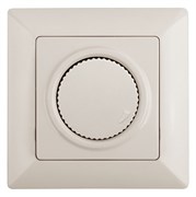 Intro Светорегулятор Solo 4-401-02 поворотный, 600Вт 230В, IP20, СУ, слоновая кость Б0053706