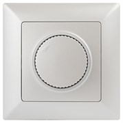 Intro Светорегулятор Solo 4-401-06 поворотный, 600Вт 230В, IP20, СУ, перламутр Б0053710