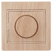 Intro 1-401-11 Светорегулятор поворотный, 600Вт 230В, IP20, СУ, Plano, сосна (10/200/2000) Б0030093