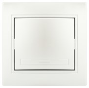 Intro Выключатель Plano 1-101-06 одноклавишный 10А-250В, IP20, СУ, перламутр Б0053726