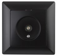 Intro 4-301-05 Розетка TV одиночная, СУ, Solo, антрацит (10/200/2000) Б0043372