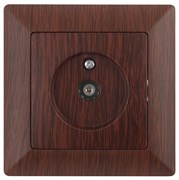 Intro 4-301-10 Розетка TV одиночная, СУ, Solo, венге (10/200/3600) Б0043373