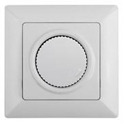 Intro Светорегулятор Solo 4-401-01 поворотный, 600Вт 230В, IP20, СУ, белый Б0053959