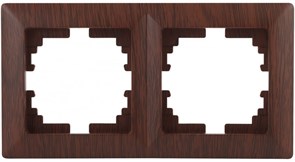Intro 4-502-10 Рамка на 2 поста, СУ, Solo, венге (20/400/3200) Б0043415