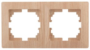 Intro 4-502-11 Рамка на 2 поста, СУ, Solo, сосна (20/400/3200) Б0043416