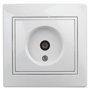 Intro 1-301-01 Белый Розетка TV одиночная, IP20, СУ, Plano Б0027617