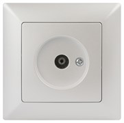 Intro Розетка Solo 4-301-06 TV одиночная, IP20, СУ, Solo, перламутр Б0053992