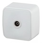 Intro 3-301-01 Розетка TV одиночная, IP20, ОУ, Polo, белый (20/400/4800) Б0036101