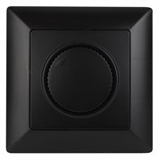 Intro 4-401-05 Светорегулятор поворотный, 600Вт 230В, СУ, Solo, антрацит (10/100/2400) Б0043400