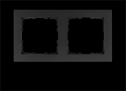 Jasmart Рамка G-Classic  2-постовая, цвет Антрацит G1002B