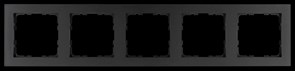 Jasmart Рамка G-Classic  5-постовая, цвет Антрацит G1005B