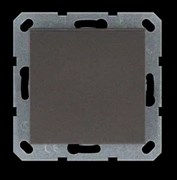 Jasmart Выключатель одноклавишный перекрестный 10A 250V~ с накладкой, цвет Мокко G3013Z