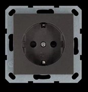 Jasmart Розетка SHUKO© с защитными шторками 16A 250V~ 2P+T, цвет Мокко G5501Z