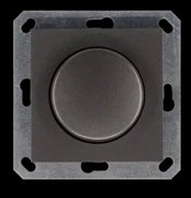 Jasmart LED Диммер с накладкой 30-400W, 1gang 2way, цвет Мокко G4012Z