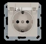 Jasmart Розетка SHUKO© с крышкой и защитными шторками 16A 250V~ 2P+T, цвет Тауп G5505T