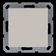 Jasmart Выключатель одноклавишный проходной 10A 250V~ с накладкой, цвет Тауп G3012T