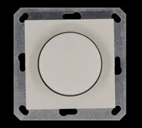 Jasmart LED Диммер с накладкой 30-400W, 1gang 2way, цвет Тауп G4012T