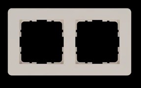 Jasmart Рамка G-Flex  2-постовая, цвет Тауп G1102T