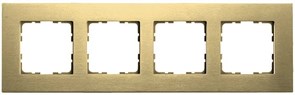 Jasmart Рамка 4-постовая, алюминий Champagne Gold G1004AG