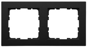 Jasmart G-Classic Черный матовый Рамка 2-ая G1002PB