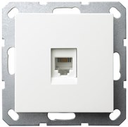 Jasmart G Белый глянцевый Розетка RJ45 G6105W