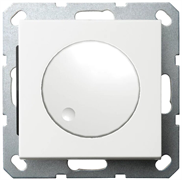 Jasmart Универсальный диммер 3-500 Вт, Led 3-250Вт, HV - 500Вт, с накладкой, цвет белый G4012W-500RV