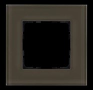 Jasmart Рамка 1-постовая, стекло цвет Каперсовый G1001GT