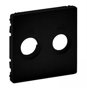 Legrand Valena Life Black лицевая панель для розеток TV-SAT, антрацит. 756822