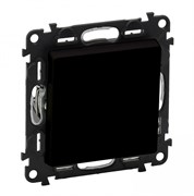 Legrand Valena Life Black переключатель промежуточный 10АХ 250В. С лицевой панелью. Винтовые зажимы, антрацит. 756317